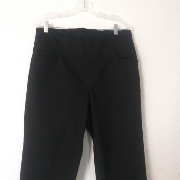 Gloria Vanderbilt Women's size 14 Amanda black pull on pants - Picture 2 of 15